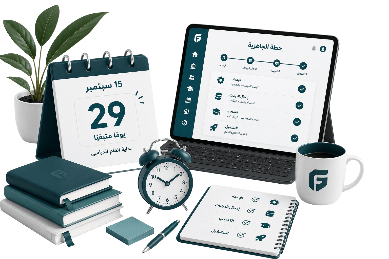 A countdown calendar to the start of the academic year